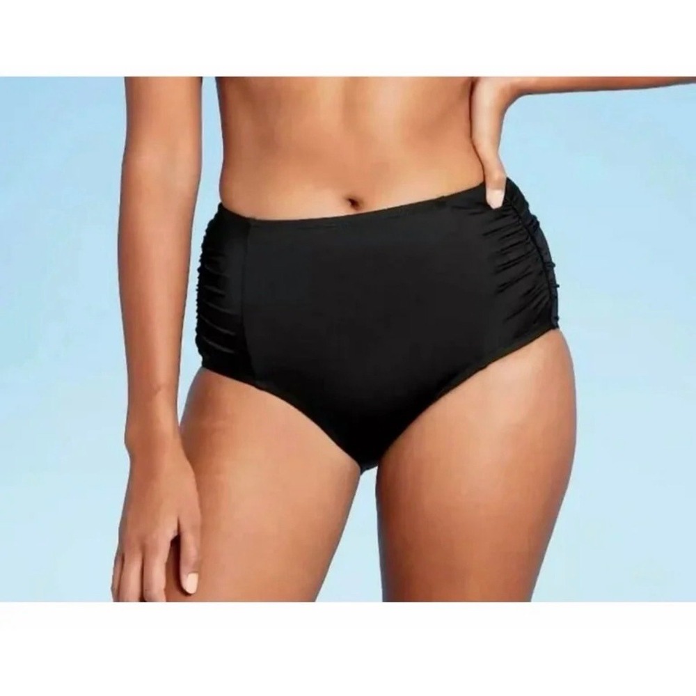 Shade & Shore High Neck Braided Strap Top  & Full coverage High Waist Bottom - Picture 3 of 10